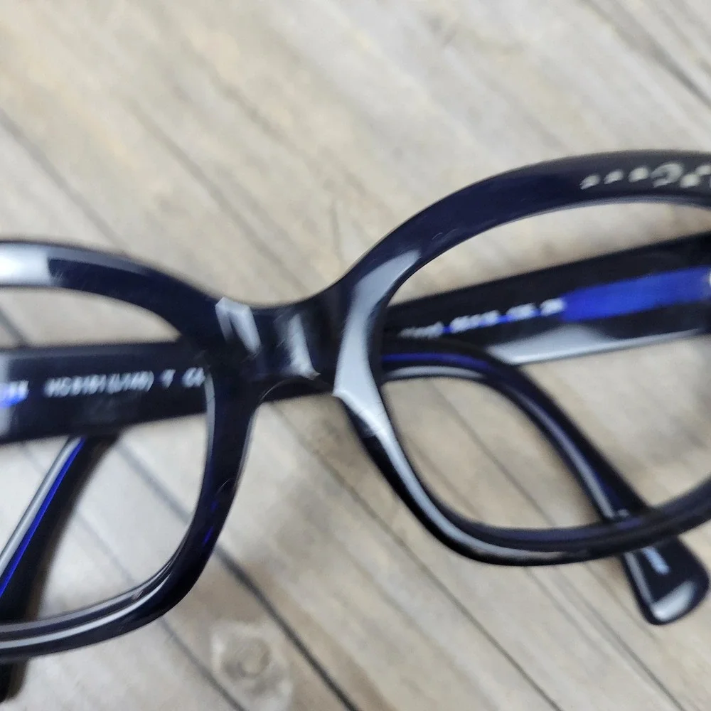 Coach Eyeglass Frames HC 8161 L146 51104L Navy Signature C Logo Womens 55-18-135